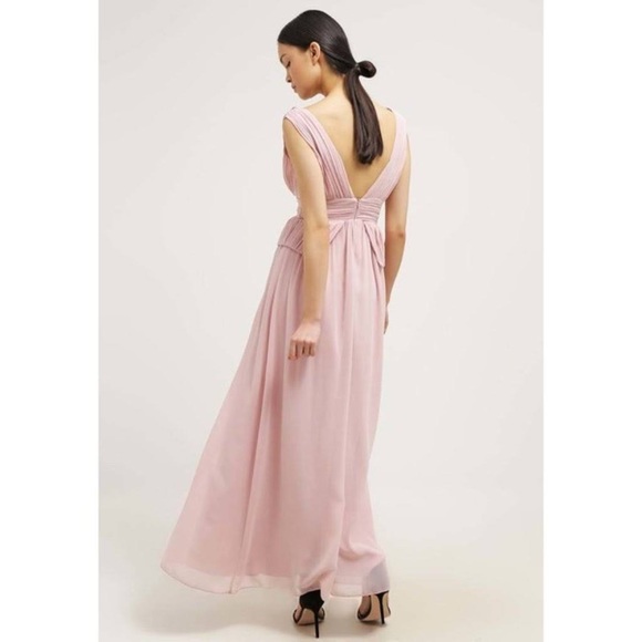 PROM DRESS - Little Mistress Baby Pink Evening Dress Gown - Picture 6 of 11
